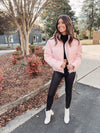 Light Pink Puffer Jacket