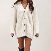 Fuzzy Oversized Cardigan