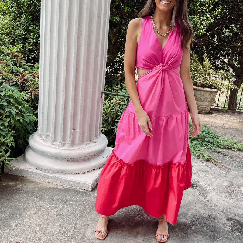 Fuchsia Maxi Dress