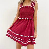 Sam Crimson Dress