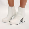 Dora White Booties