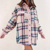 Pink Plaid Shacket