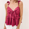 Isabella Top - Burgundy