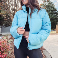 Blue Puffer Jacket