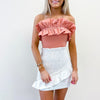 Smocked Ruffle Skirt