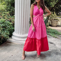 Fuchsia Maxi Dress