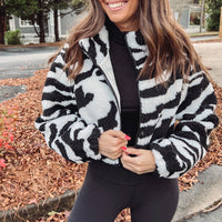 Black/White Printed Jacket