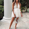 Elena Tulle Dress - White