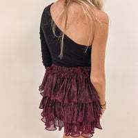 Natalie Skirt - Burgundy