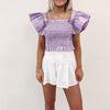 Lindsey Flutter Top