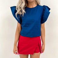 Michelle Ruffle Top