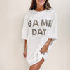 Game Day Sparkle Jersey - Gold/White