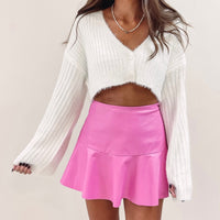 Ultra Cropped Fuzzy Cardigan