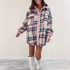 Pink Plaid Shacket