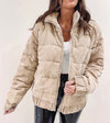 Cord Puffer Jacket