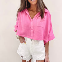 Penelope Cropped Shirt