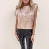 Ramona Top - Gold Sparkle