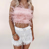 Selena Feather Top