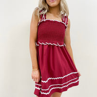 Sam Crimson Dress