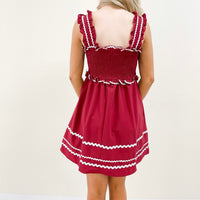 Sam Crimson Dress