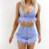 Cammie Feather Shorts