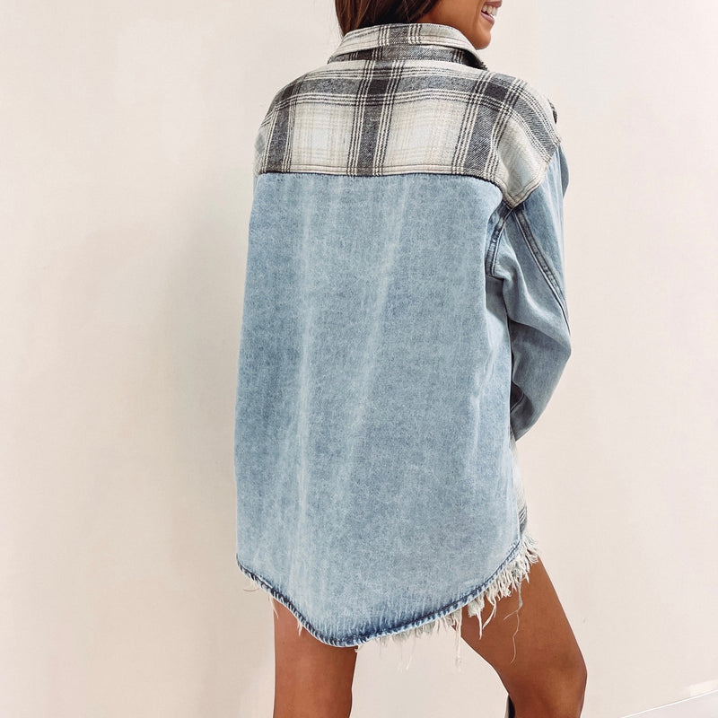 Denim/Flannel Jacket