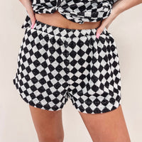 Checkered Lounge Shorts