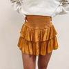 Smocked Skirt - Mustard