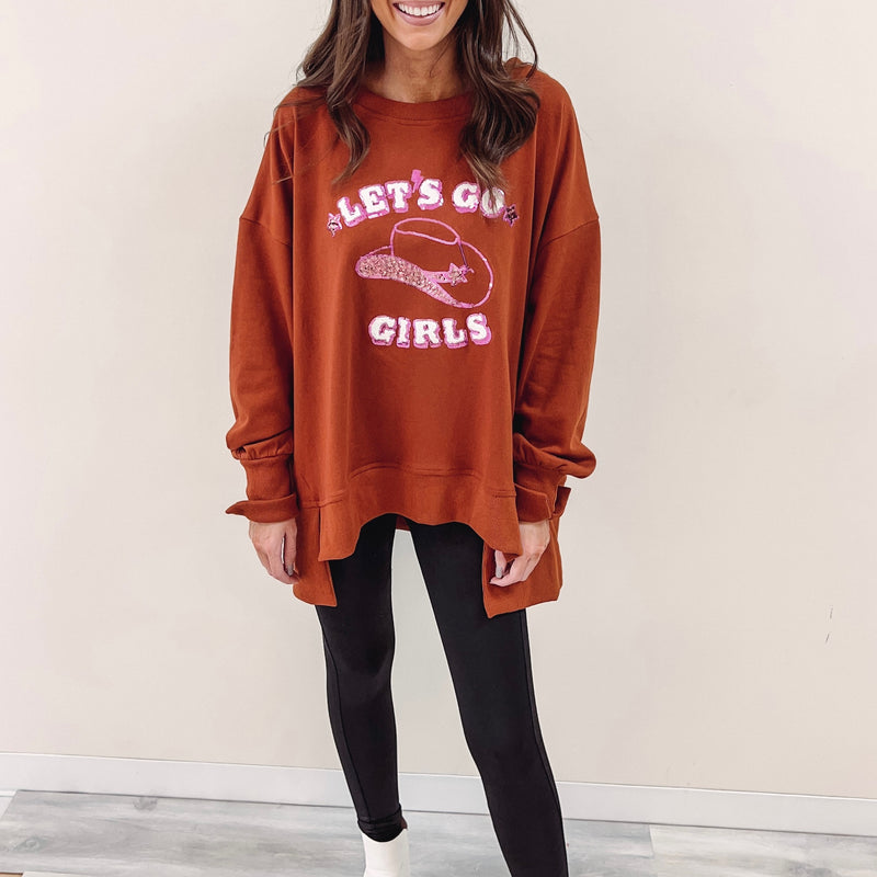 Let’s Go Girls Pullover