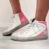 Pink High Top Sneakers