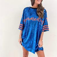 Sparkle Jersey - Blue + Orange