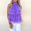 Purple Tulle Top