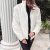 White Liquid Leather Puffer Jacket