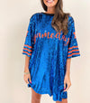 Sparkle Jersey - Blue + Orange