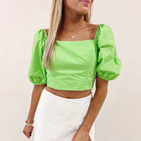 Aliyah Lime Top