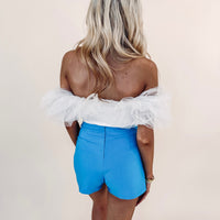 Susan Blue Skort