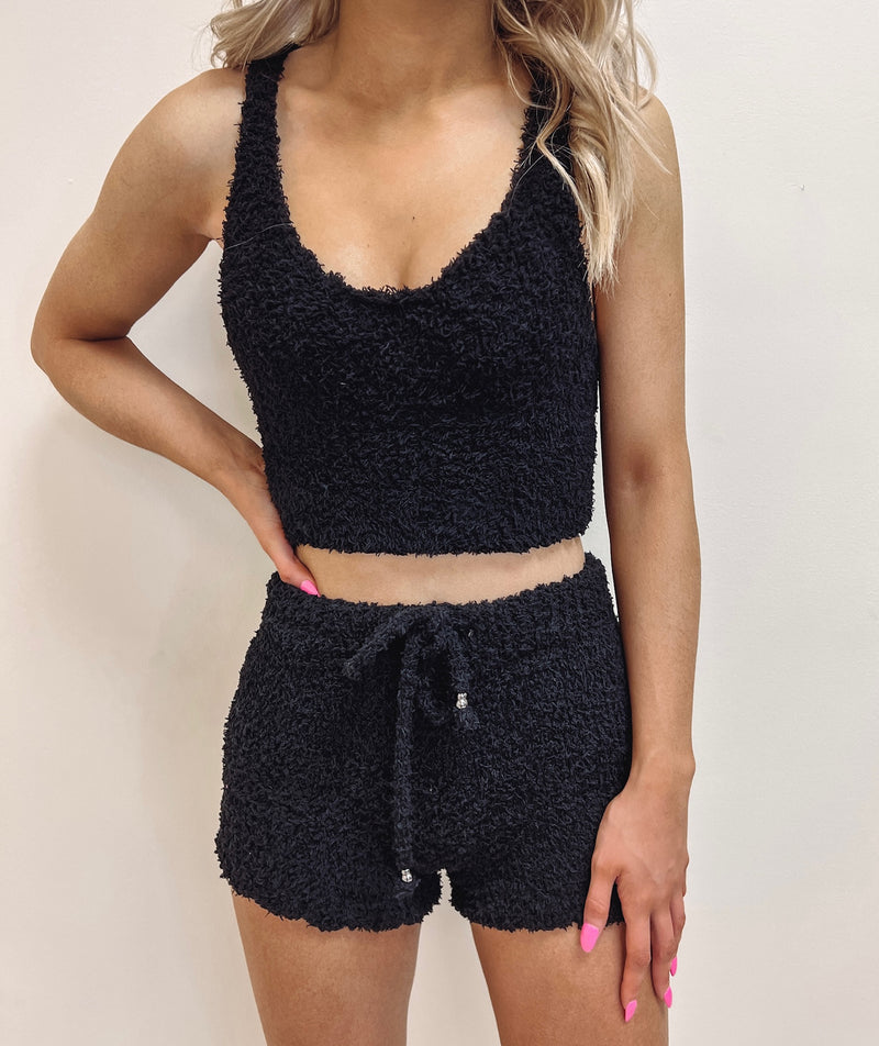 Comfy Lounge Tank - Black