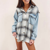 Denim/Flannel Jacket