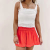 Adair Smocked Top- White