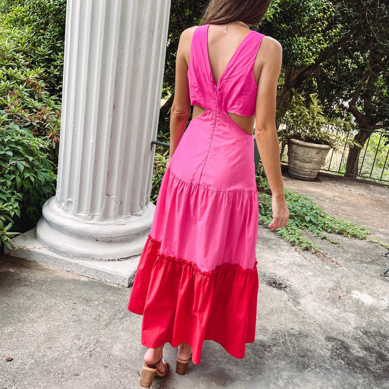 Fuchsia Maxi Dress