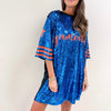 Sparkle Jersey - Blue + Orange