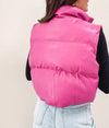 Pink Puffer Vest