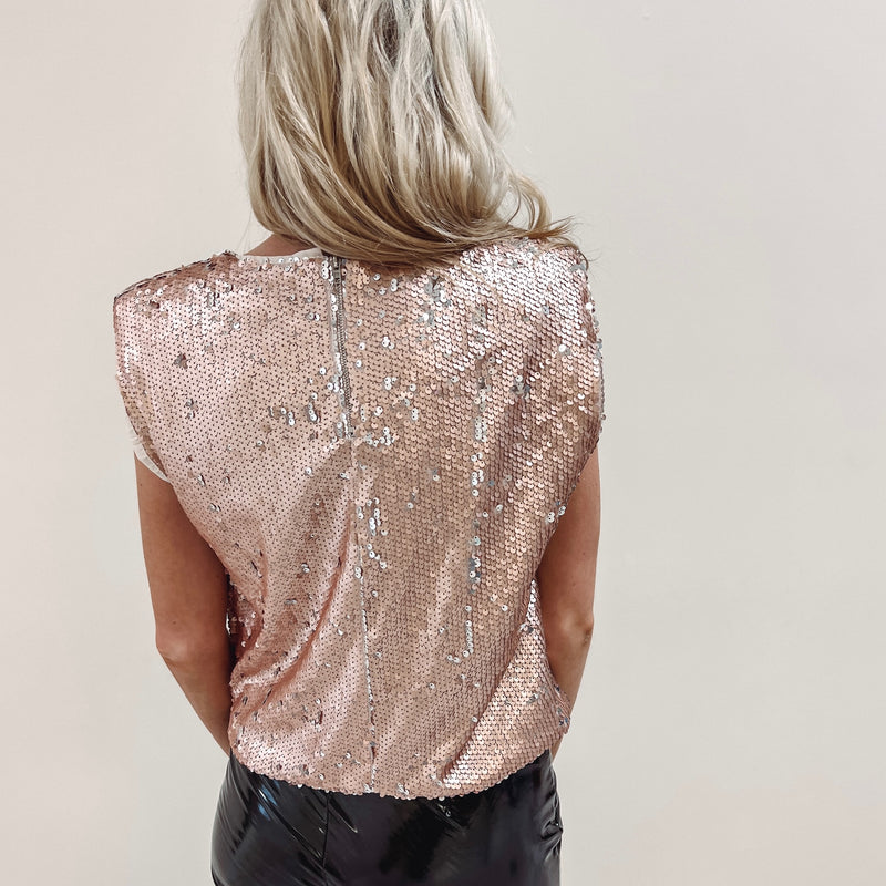 Ramona Top - Gold Sparkle