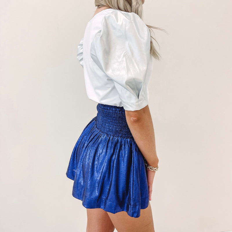 Adair Shorts - Royal Blue Sparkle