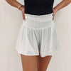 Adair Sparkle Shorts - Silver