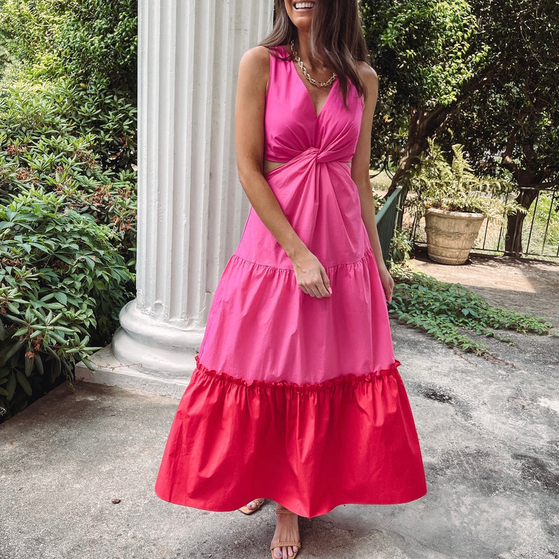 Fuchsia Maxi Dress