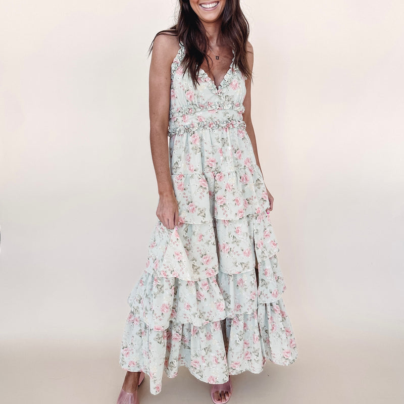 Blaire Tiered Floral Dress