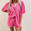 Pink Terry Cloth Lounge Set