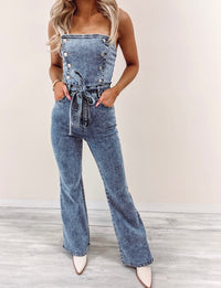 Morgan Denim Jumpsuit