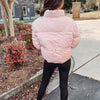 Light Pink Puffer Jacket